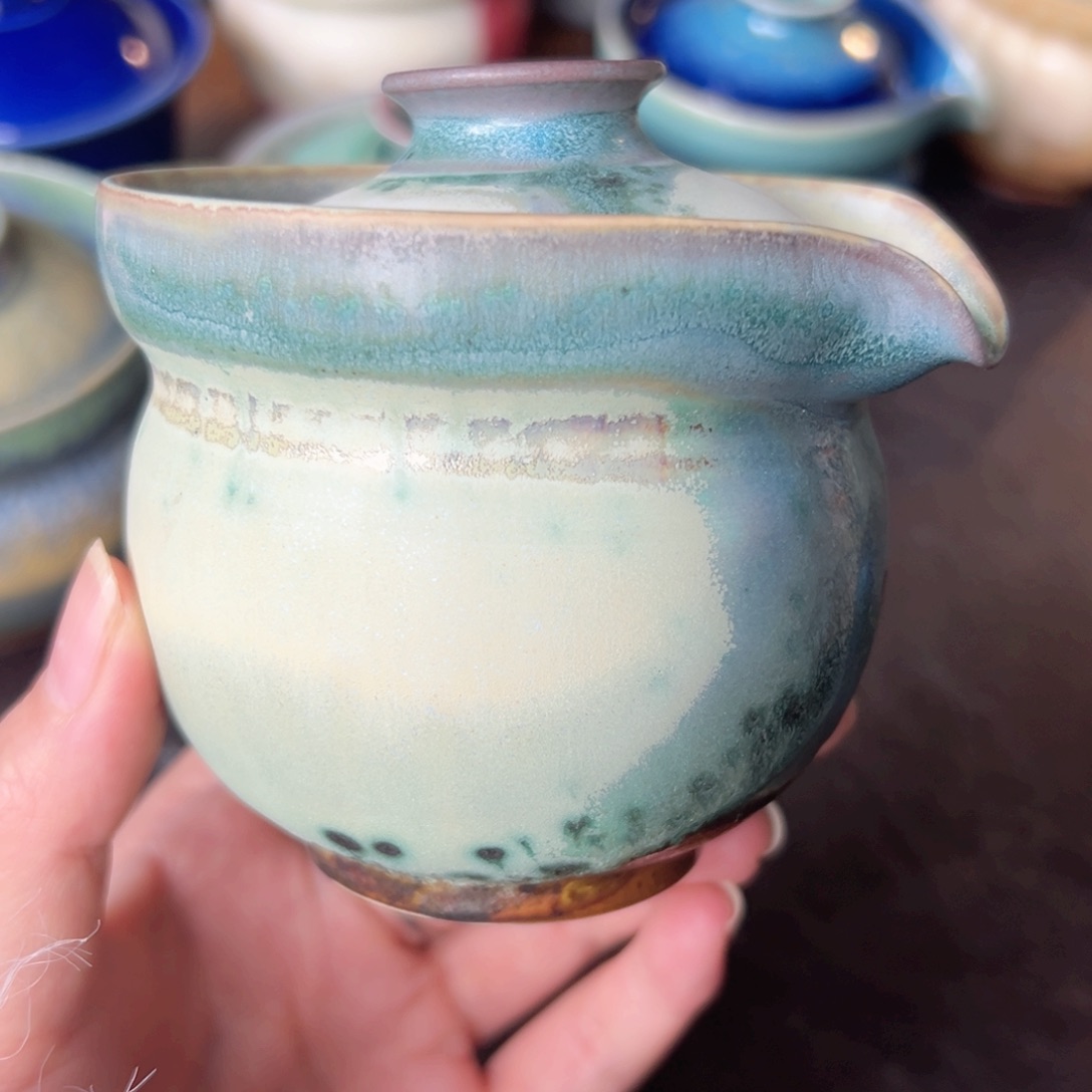 杯青現纯手工制作工艺柴烧