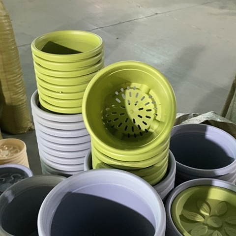 树脂四季果绿口径14带托10个