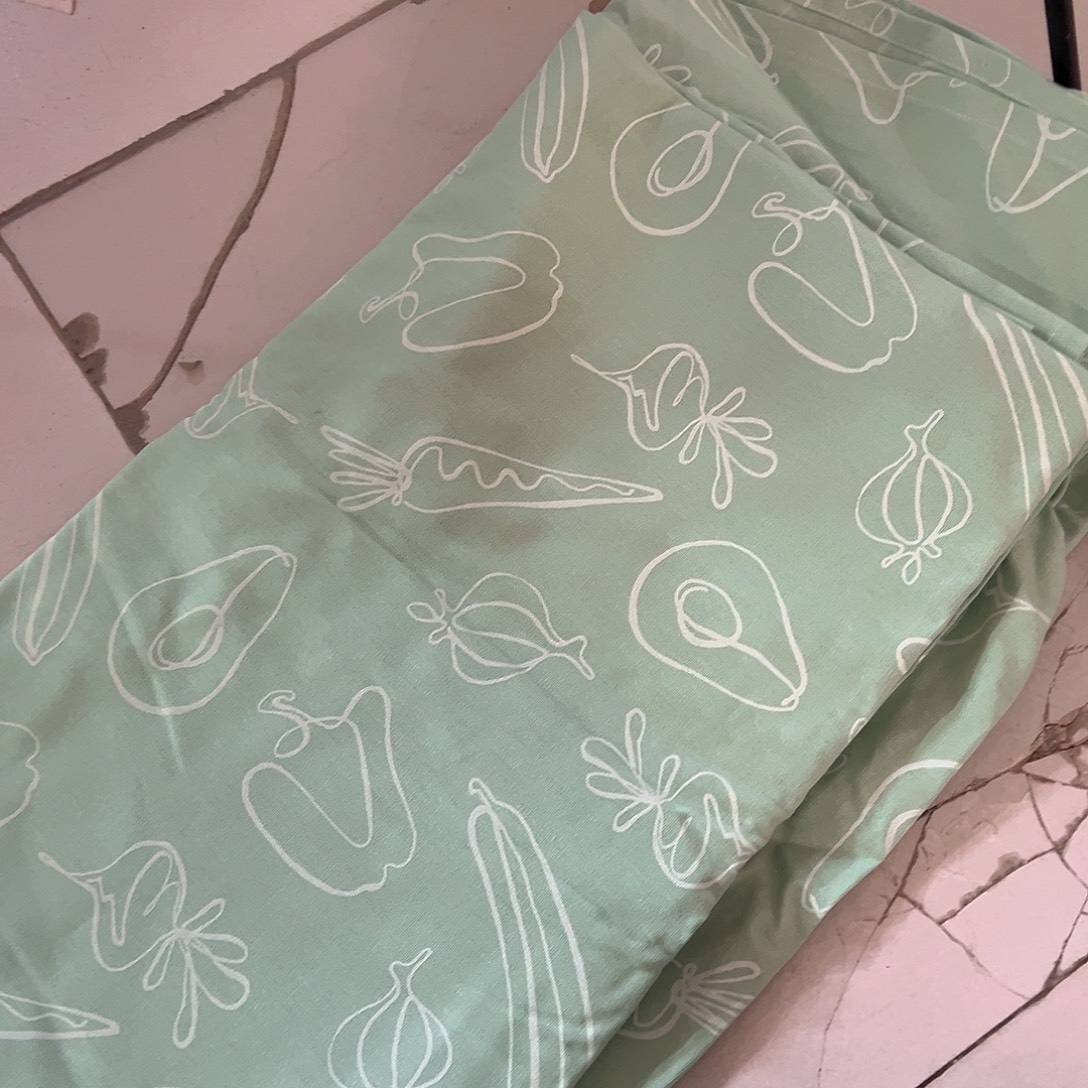 棉棉帆布床单230/250绿色萝卜