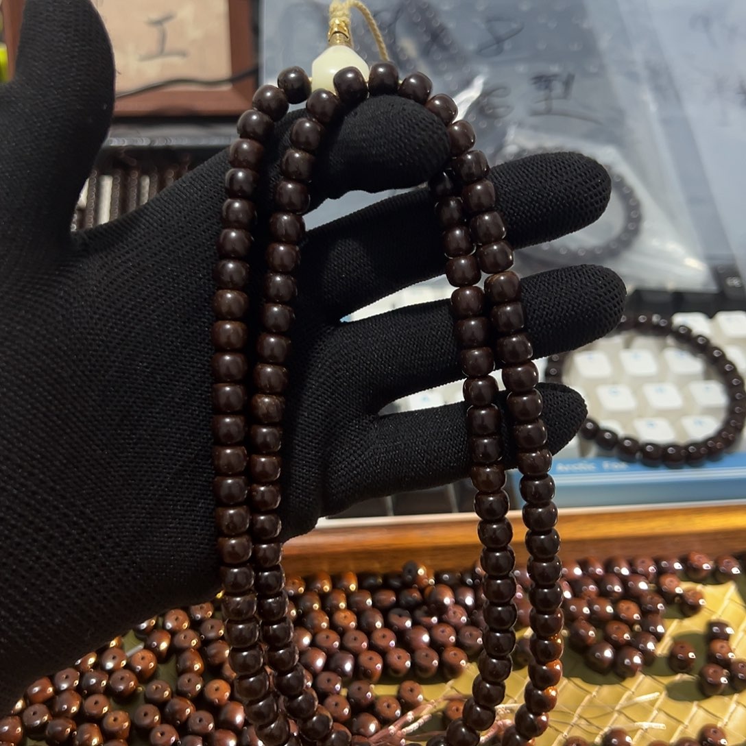 锦***泽手串椰蒂原生态椰蒂老型87 108标准