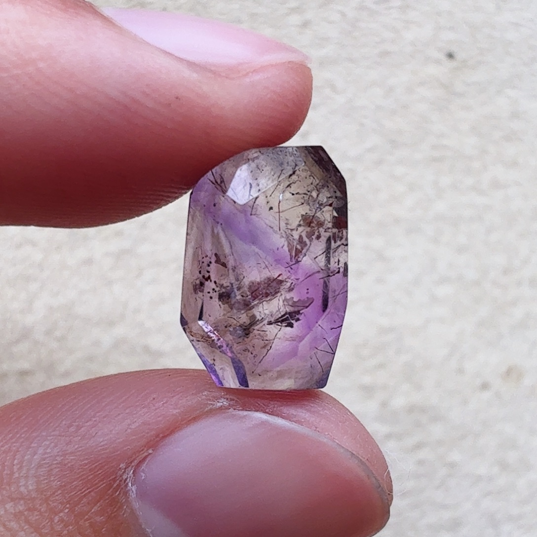 水晶颈饰未镶嵌打孔定制不退换超七