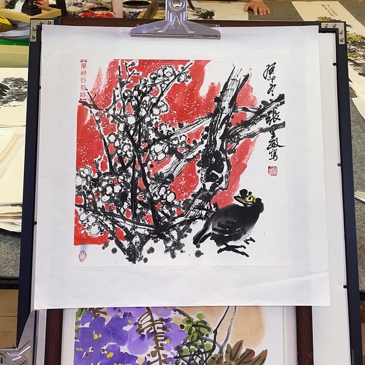 国画张圣敏先生纯手绘作品