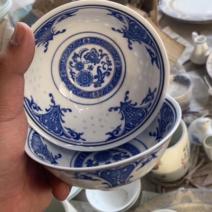 碗瓷景德镇高温细白瓷