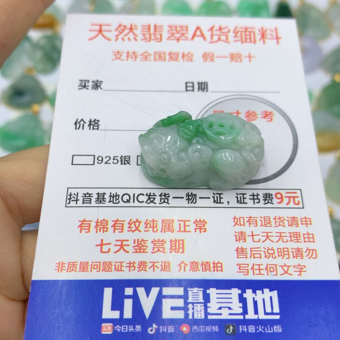 翡翠颈饰未镶嵌翡翠