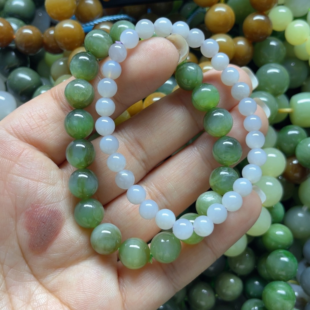 和田玉手链未镶嵌