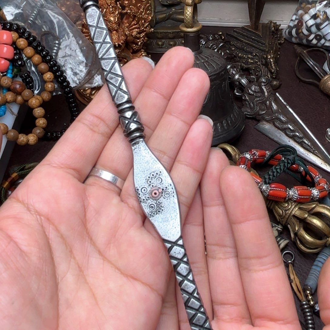 铜星月菩提吊坠项链