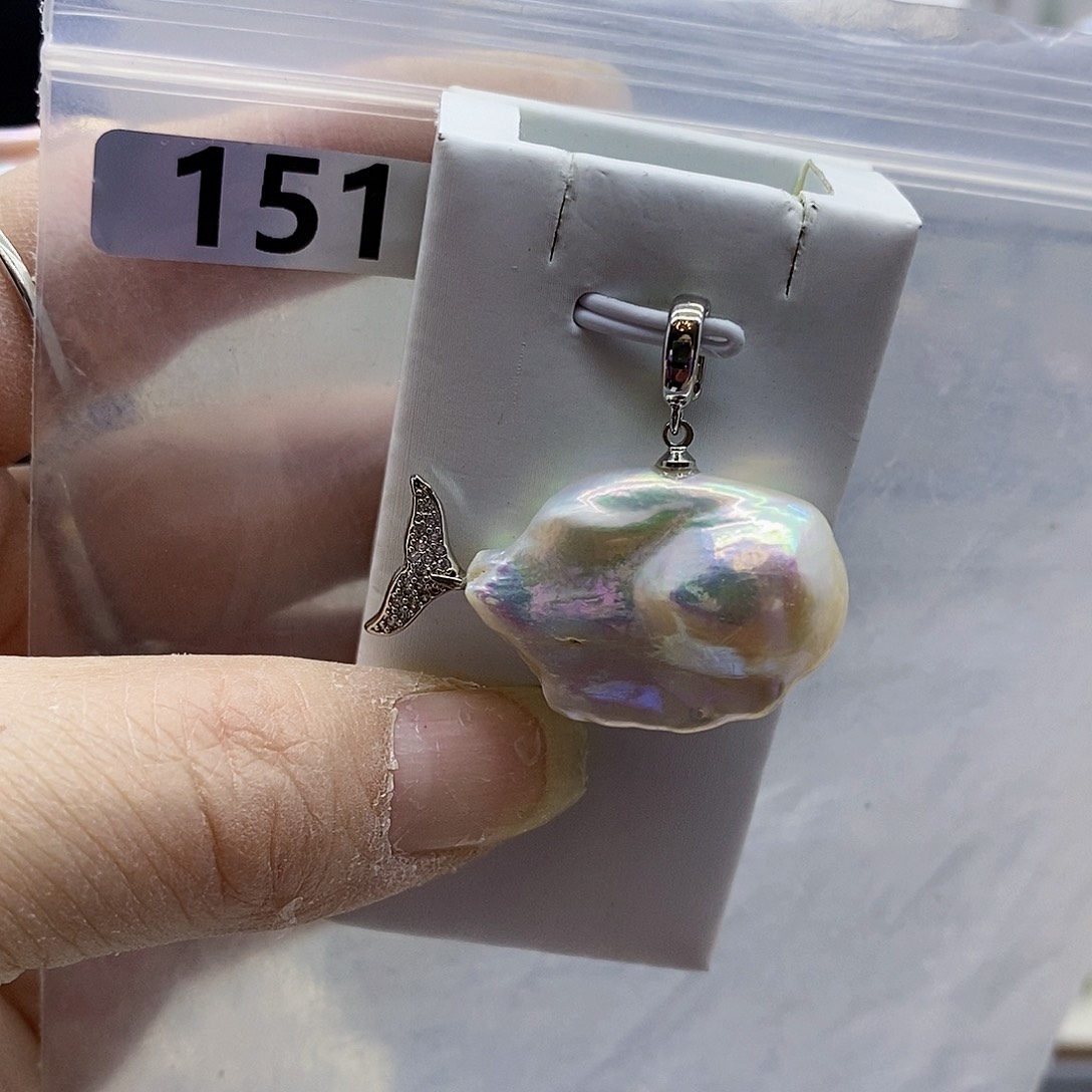 颈饰合金淡水珍珠