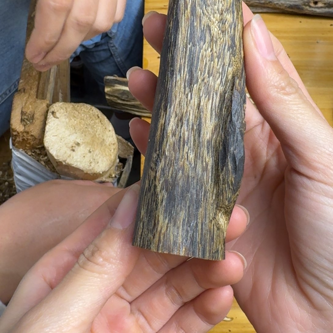 沉香沉香碎屑紫棋品种块料36克