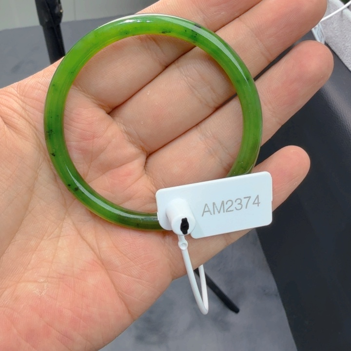 和田玉（碧玉）手镯未镶嵌59