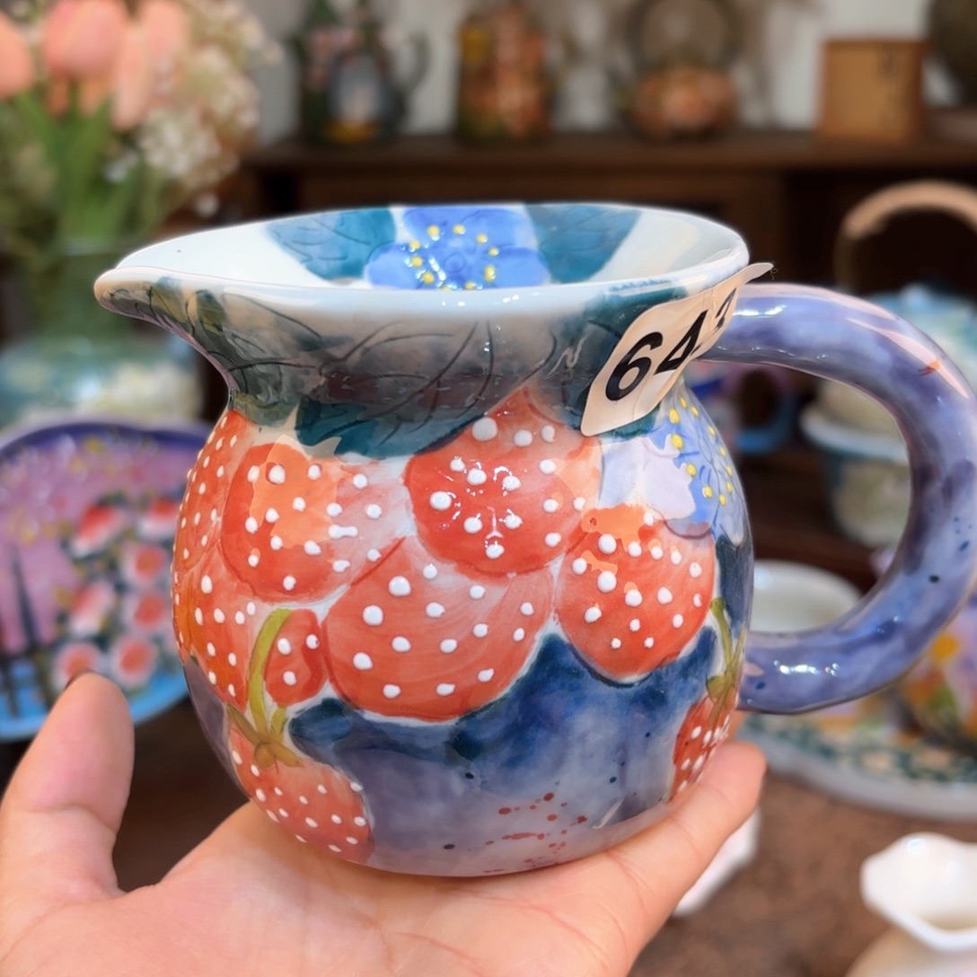 景德镇手绘高温釉下彩陶瓷茶具