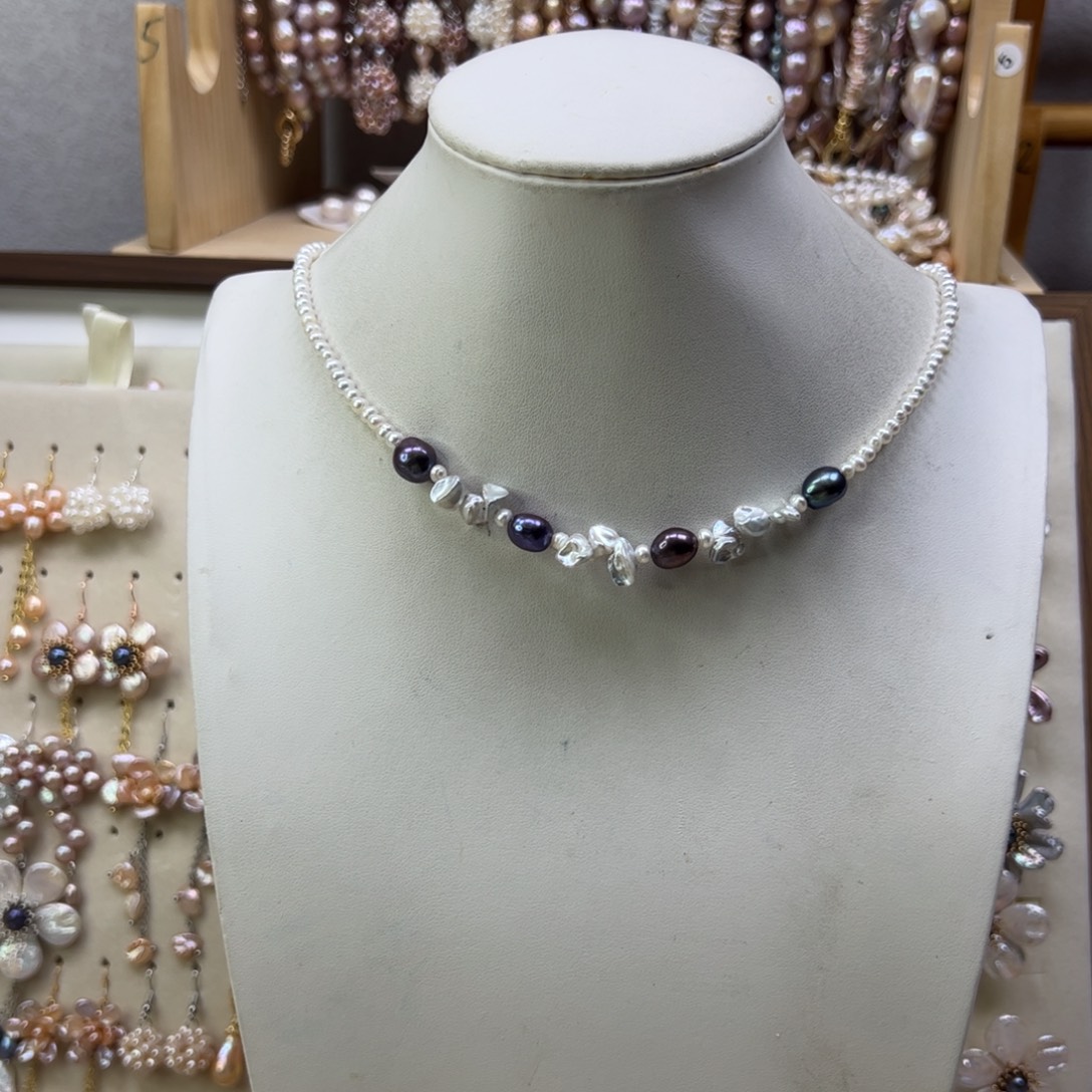 合金手绳淡水珍珠