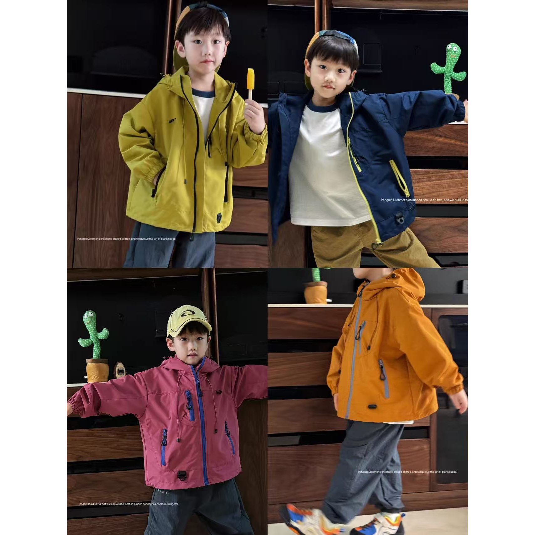 预 大庆仓三防休闲户外连帽冲锋衣外套 货号9633