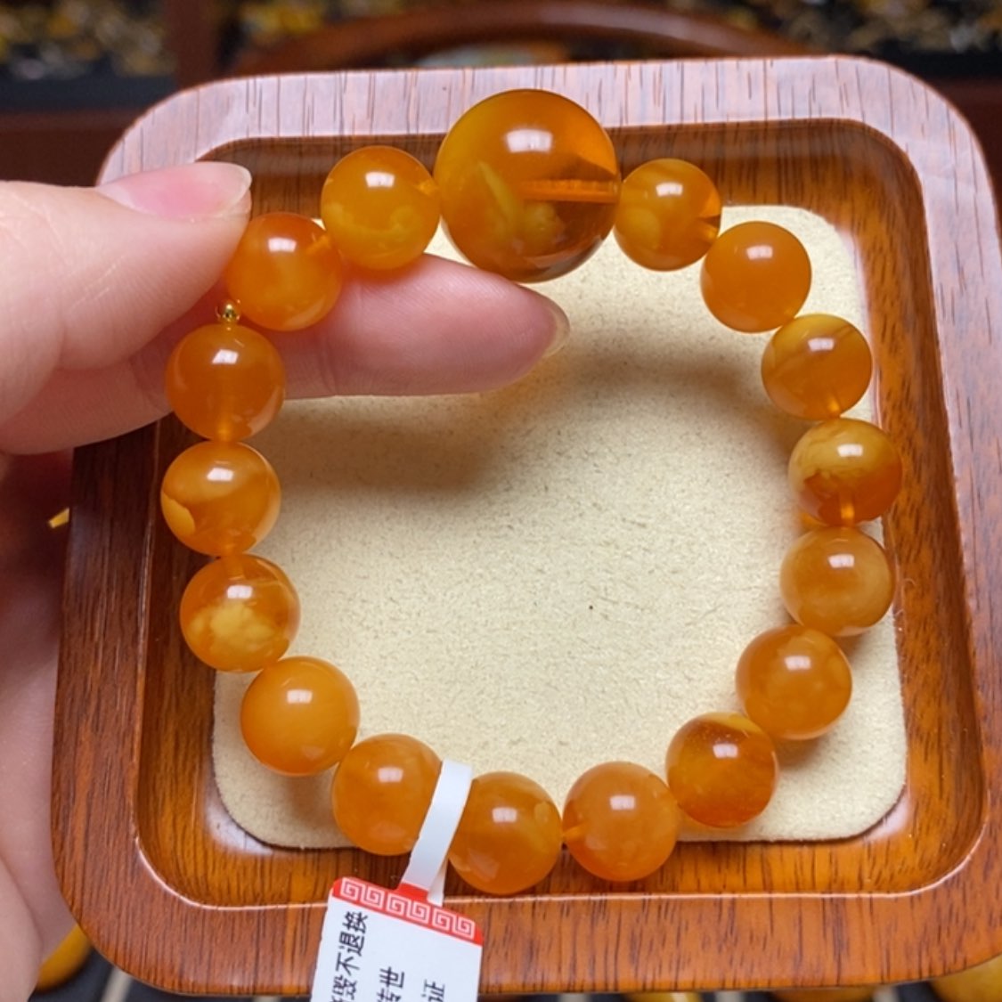 【闪购商品】蜜蜡手链未镶嵌手串