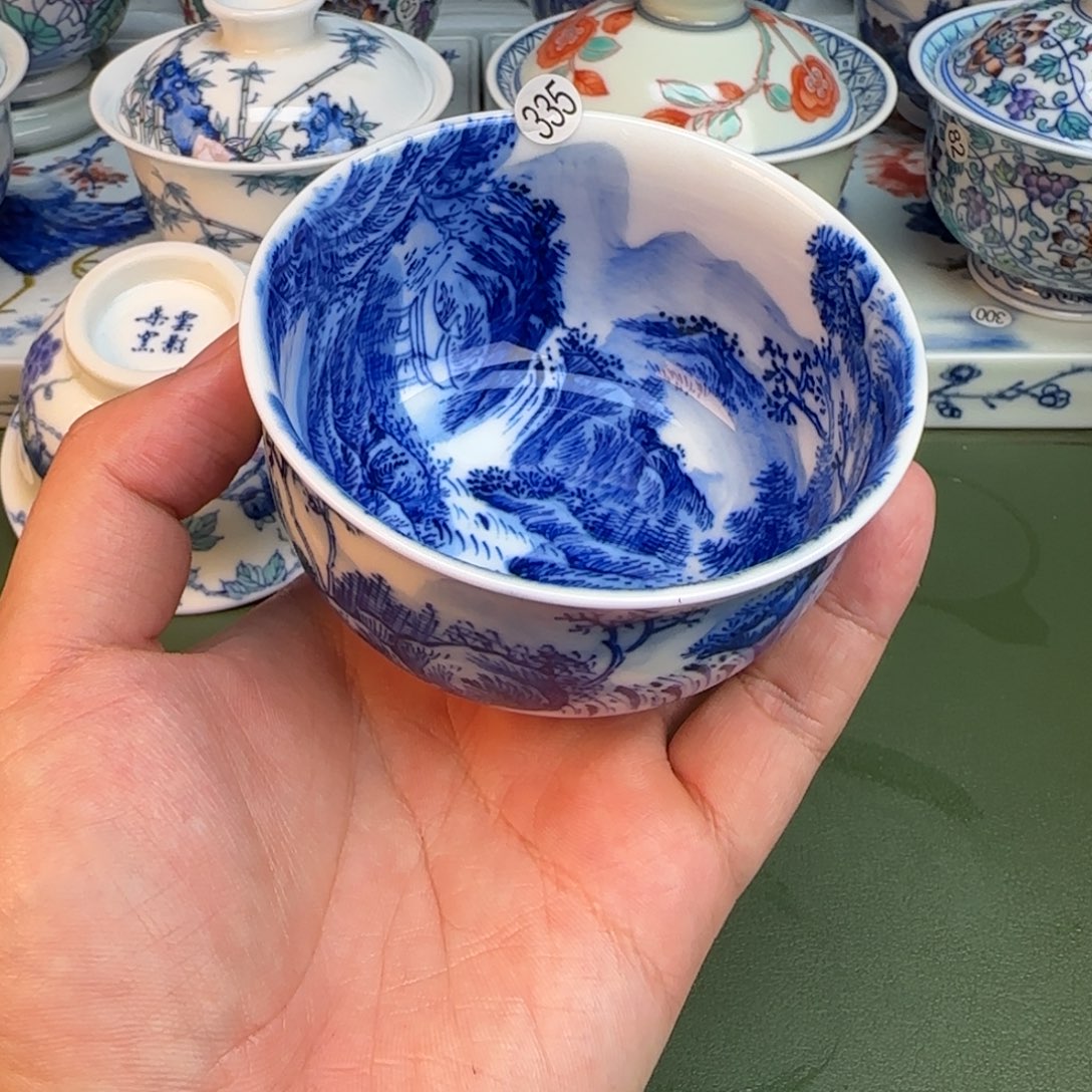彦祖纯手工手绘茶具335