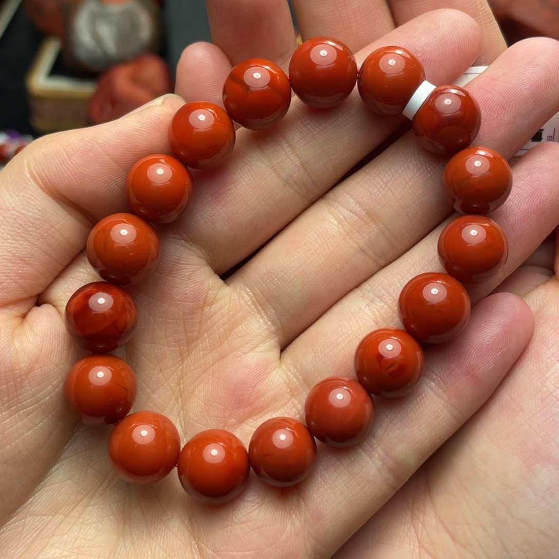 南红玛瑙颈饰未镶嵌11mm