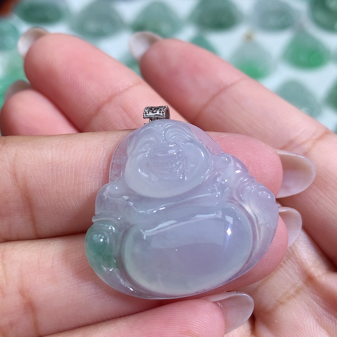 颈饰未镶嵌翡翠佛公