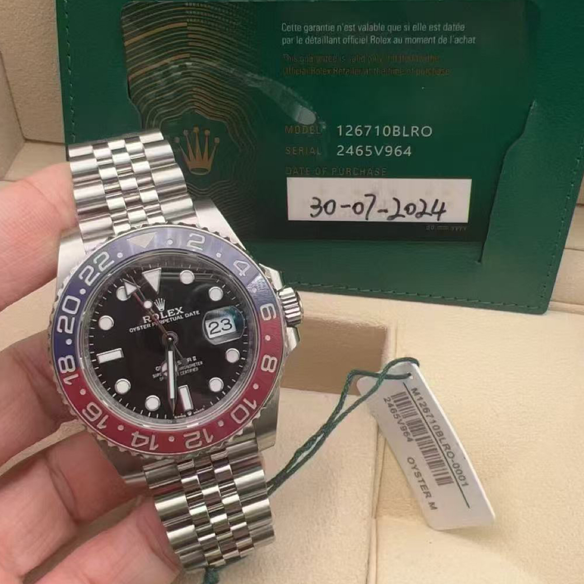 99新 Rolex/劳力士 深圳腕合！/ 126710 可乐圈/40mm/全套 