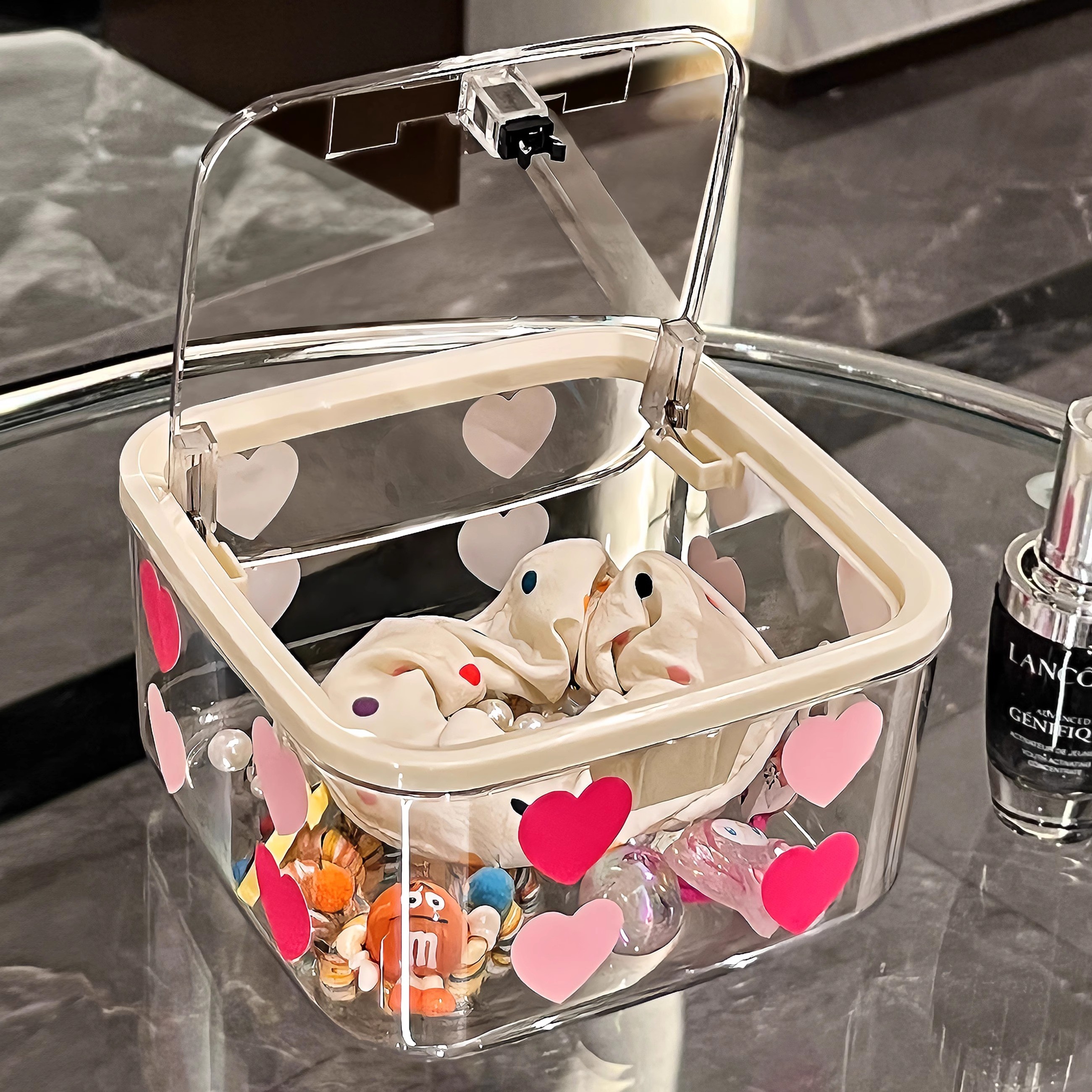 儿童发饰收纳盒小女孩皮筋头绳发卡饰品发夹整理发圈发箍首饰盒