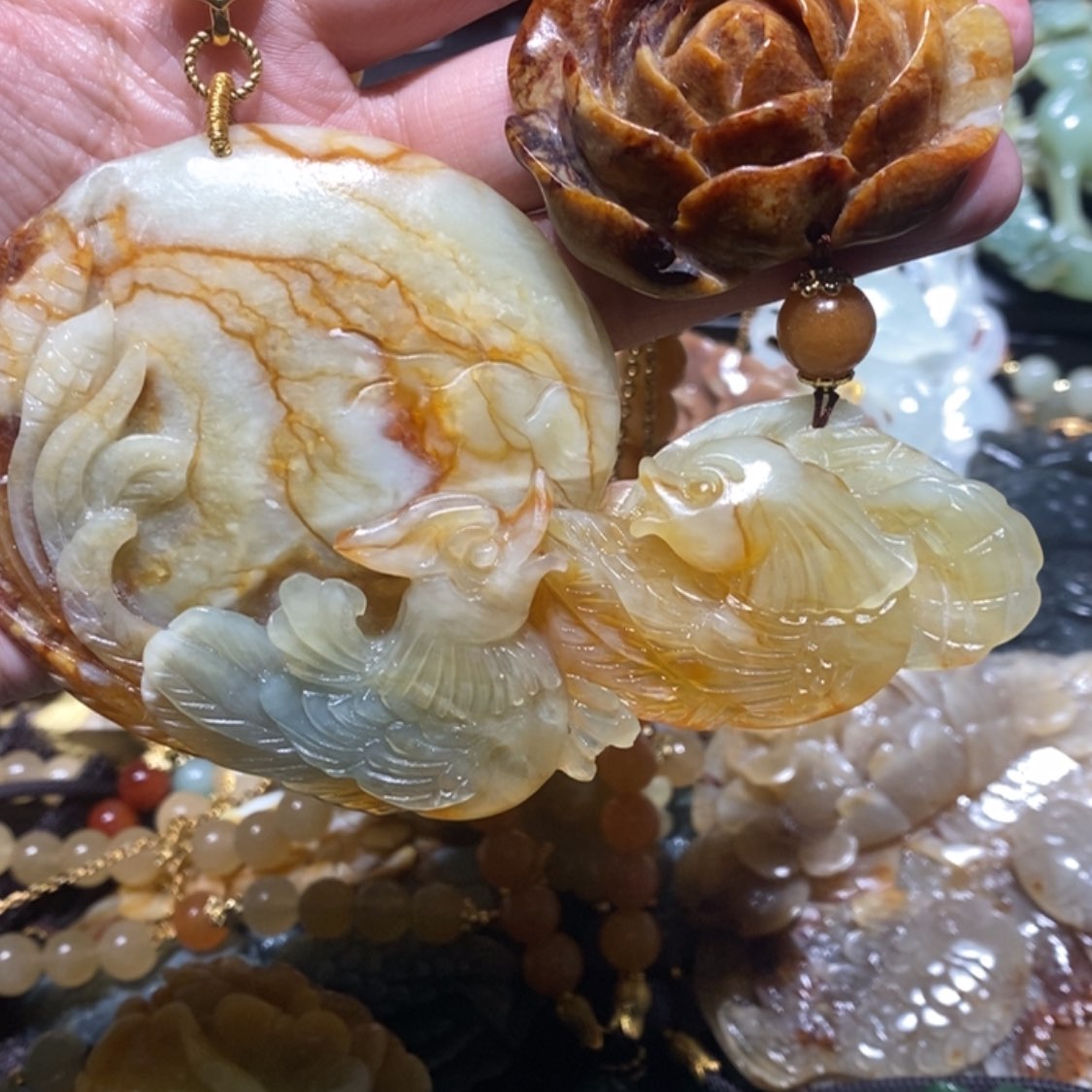 【闪购商品】岫玉毛衣链未镶嵌