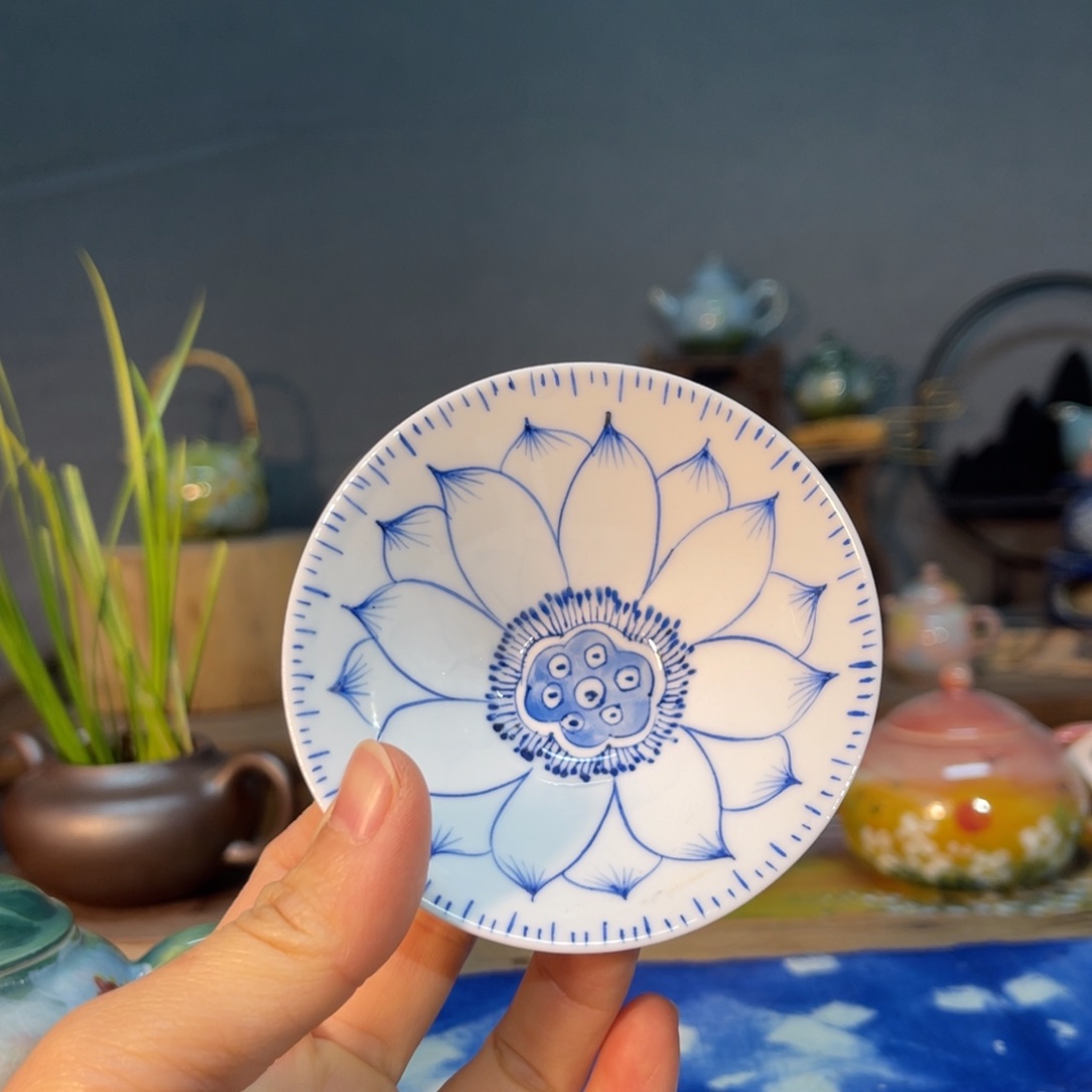 杯气***'素浅陶瓷手工手绘 
