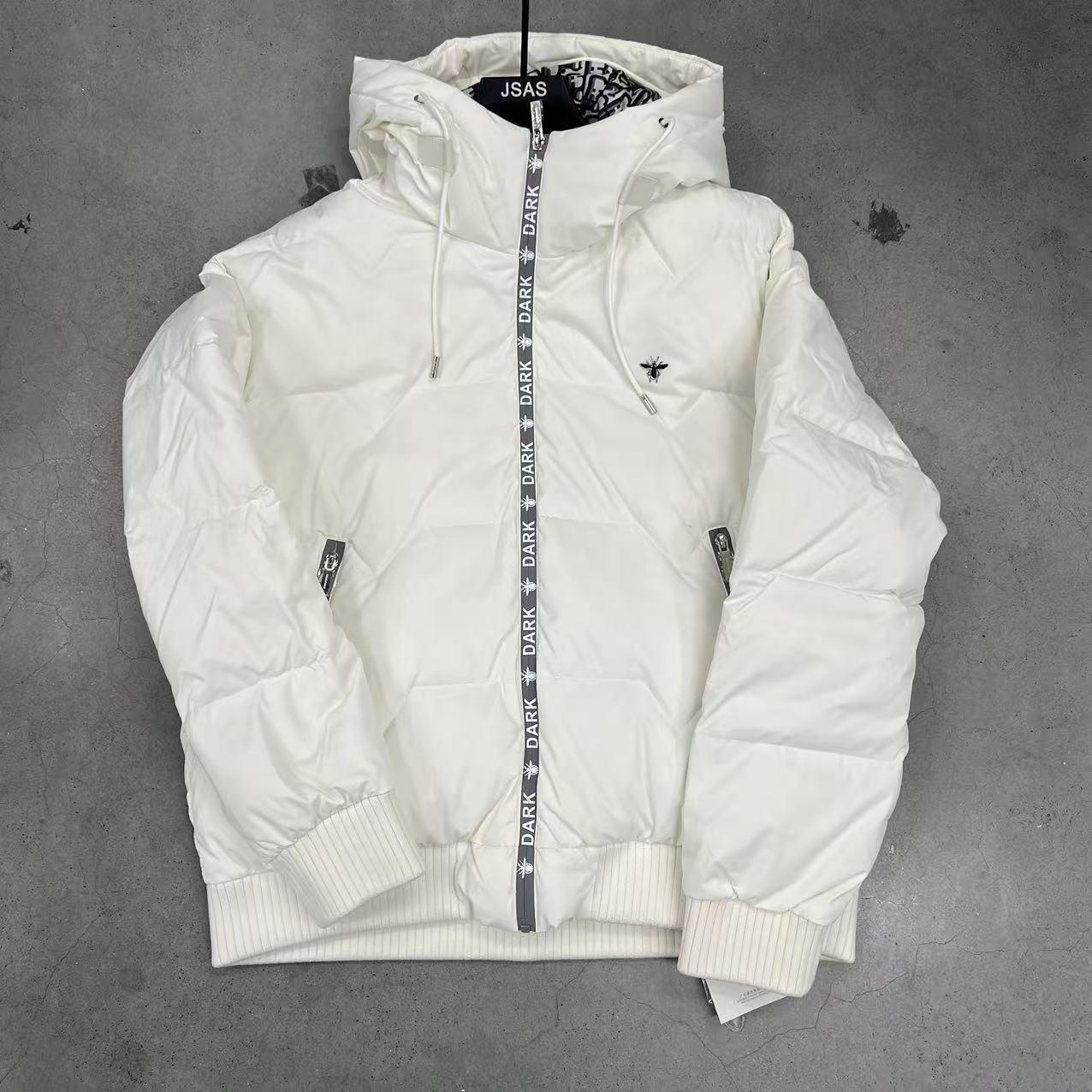 【雅痞专属】冬季男士设计师款潮流加厚百搭羽服夹克外套23827