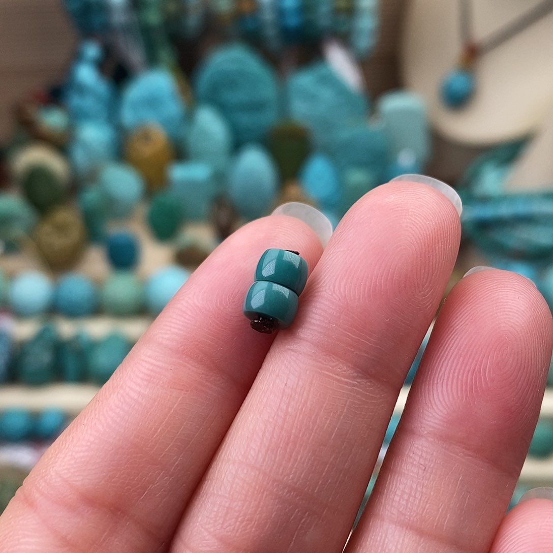 未镶嵌绿松石珠宝奇石5.5*3.5