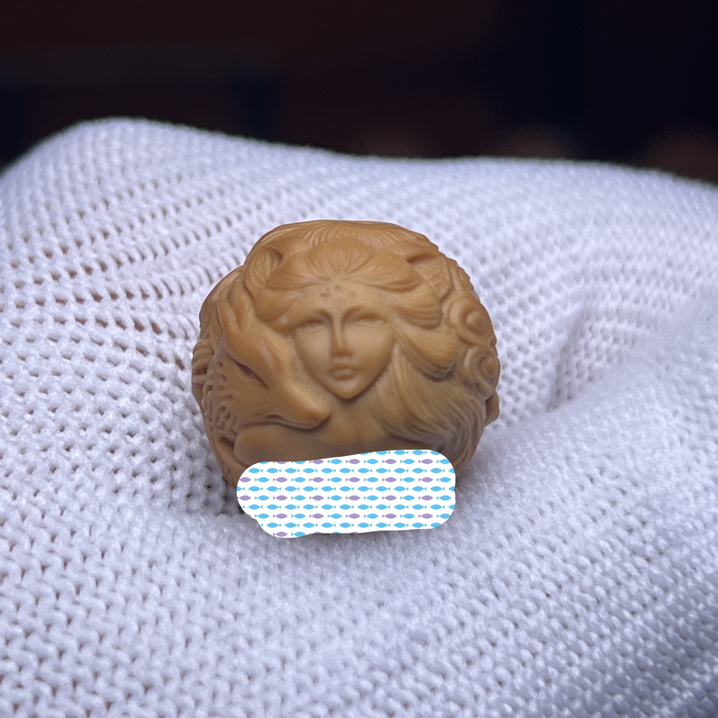 『精工九尾狐』17-18左右尺寸猴头核桃配饰挂件全品有正常封口线