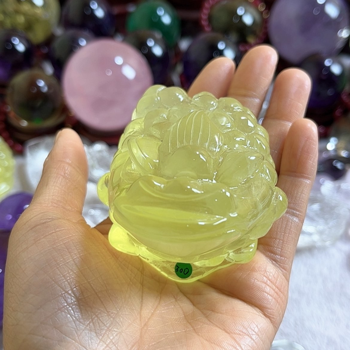 【闪购商品】水晶摆件金蟾未镶嵌