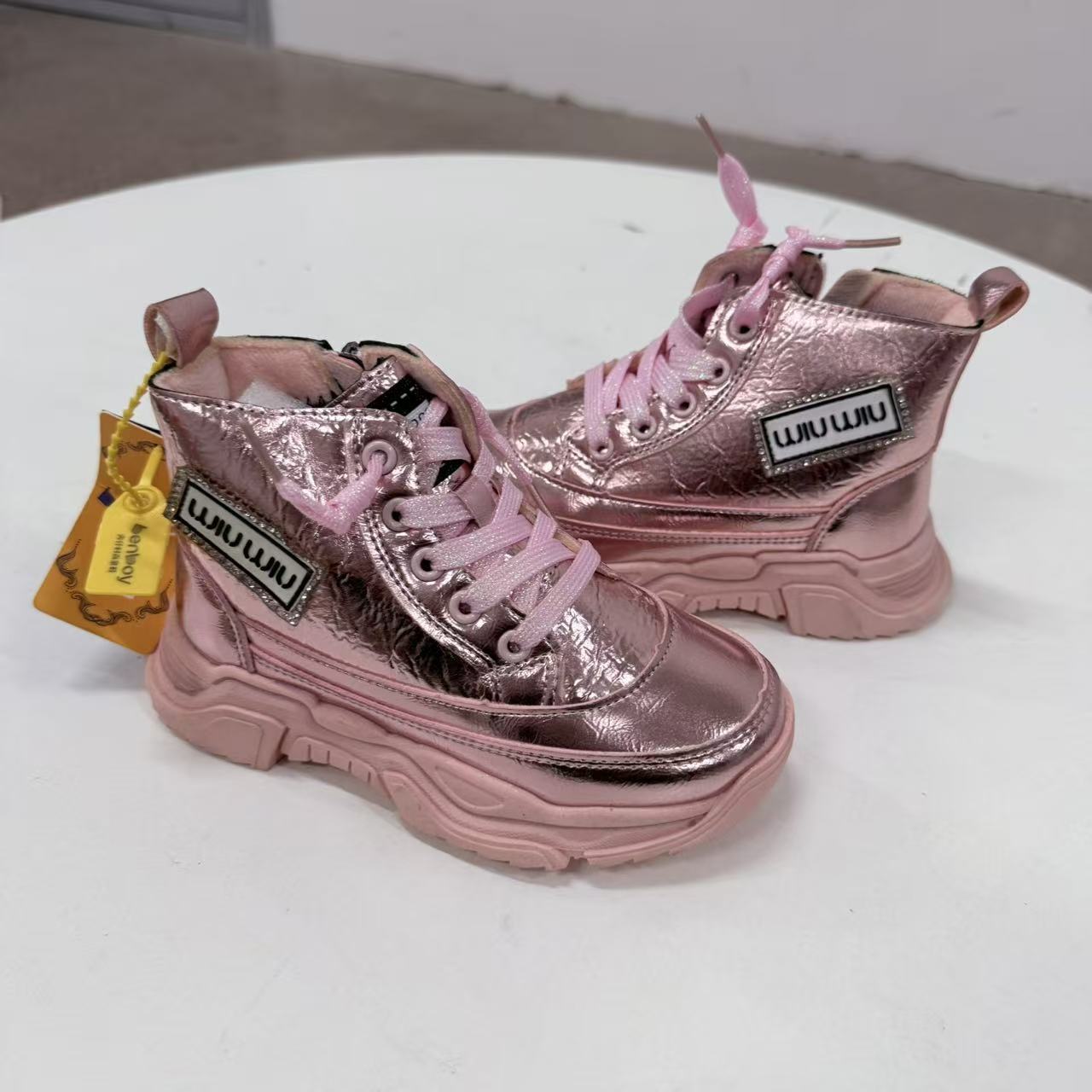 3473童鞋冬季新款儿童二棉保暖雪地靴27-38