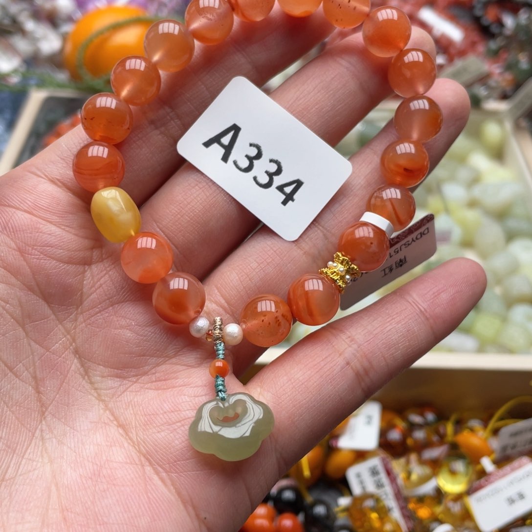 未镶嵌手链南红玛瑙
