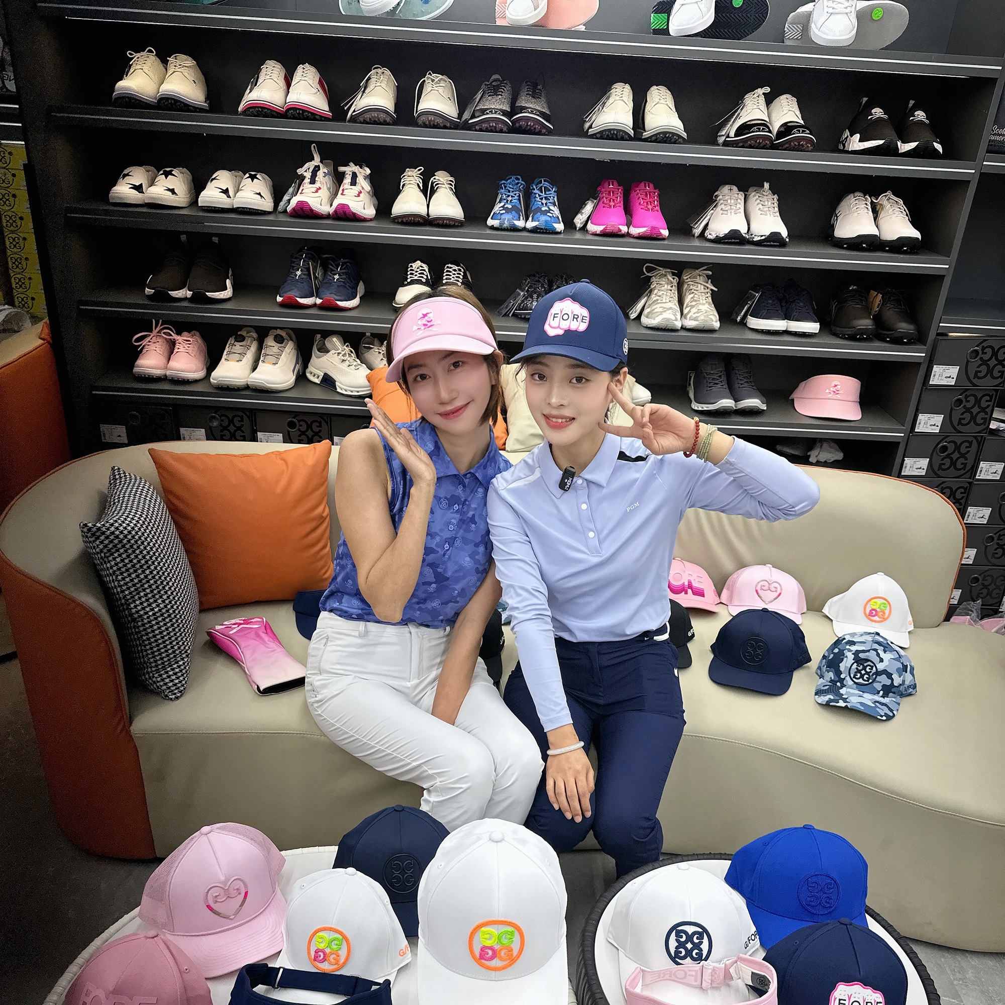 G4高尔夫球帽GFORE运动时尚有顶帽子无顶透气款男士户外女款正品