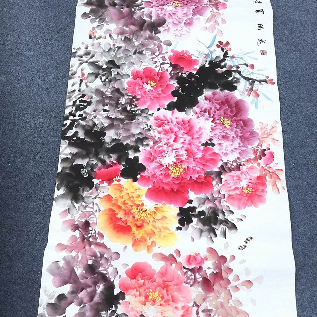 国画国画作品宣纸纯手绘