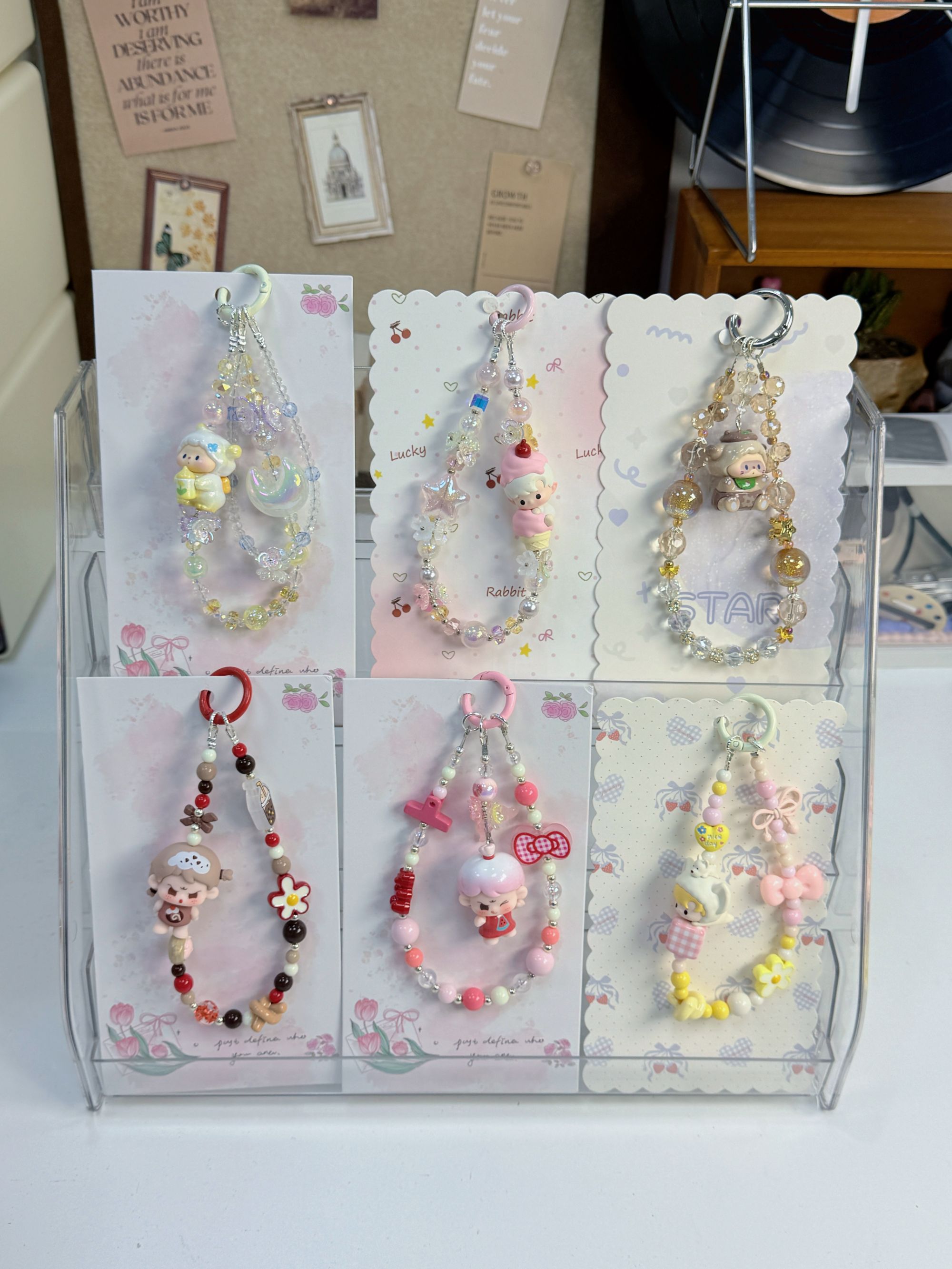 创意手工DIY手机链（默认微瑕）【直播间专用 请勿下单】