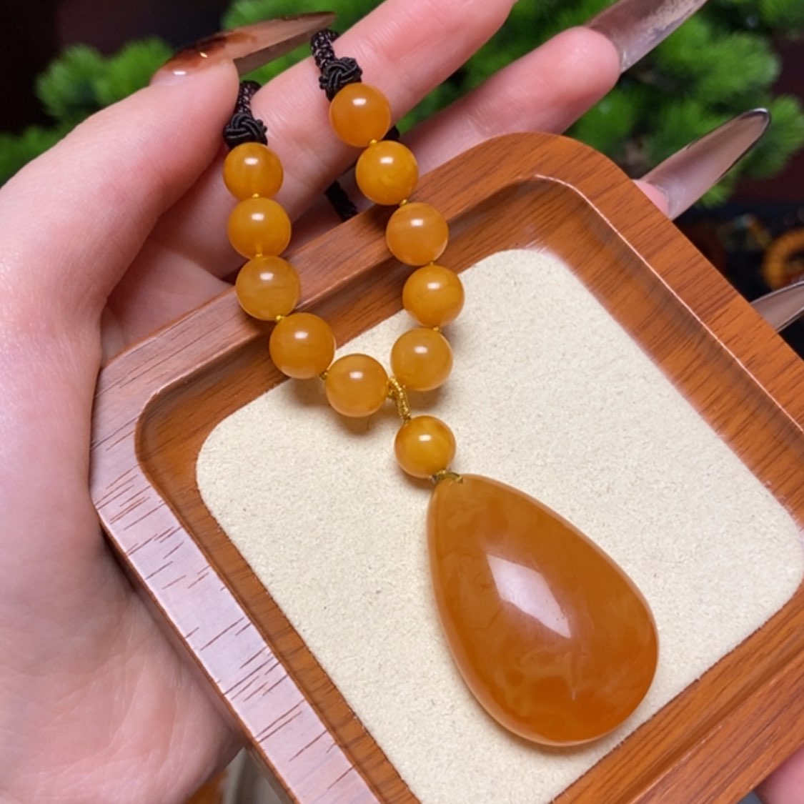 【闪购商品】蜜蜡颈饰未镶嵌项链