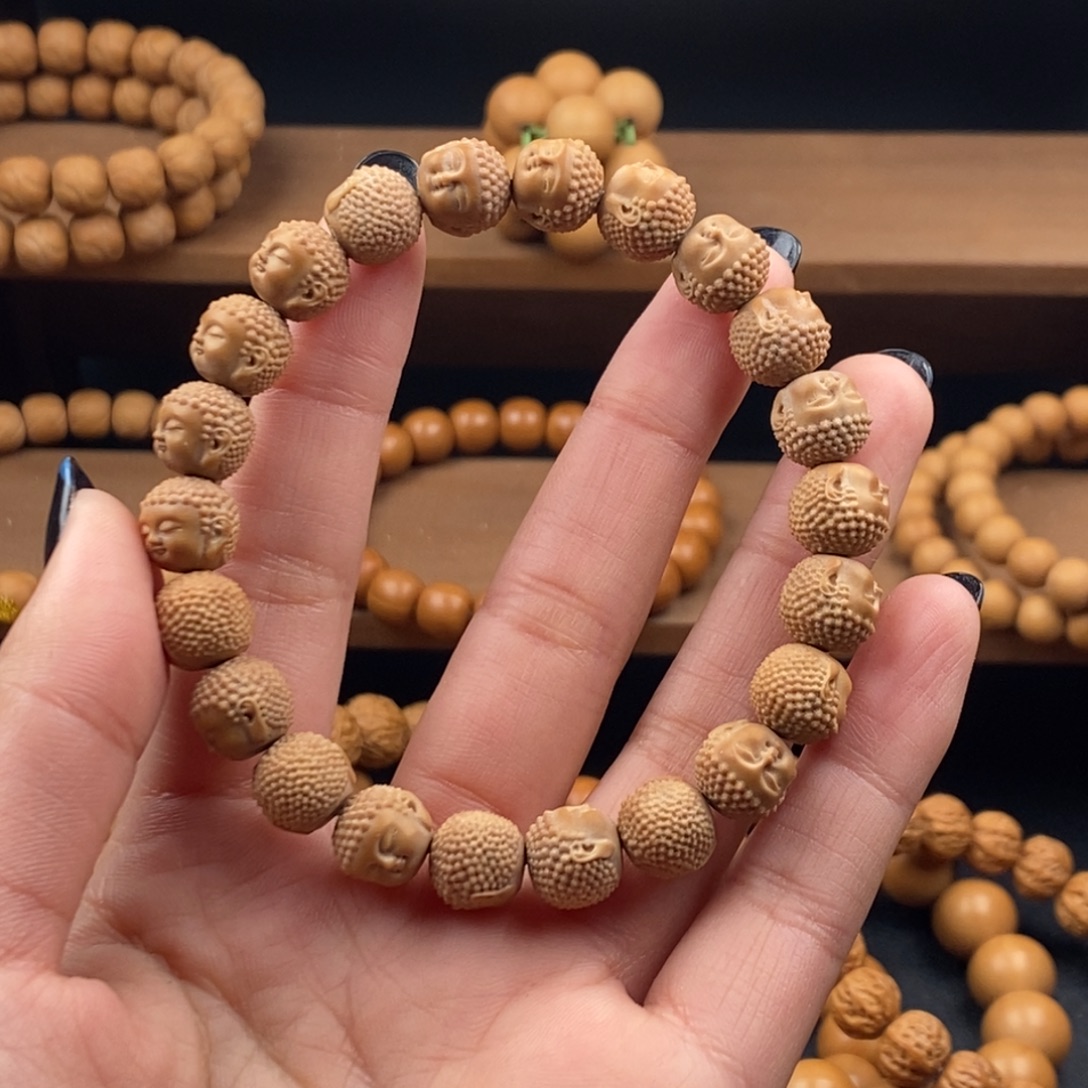 ︶***︵猴头核桃吊坠小宝宝佛