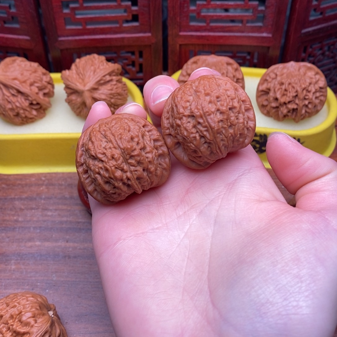 吊坠文玩核桃35全品血麒麟