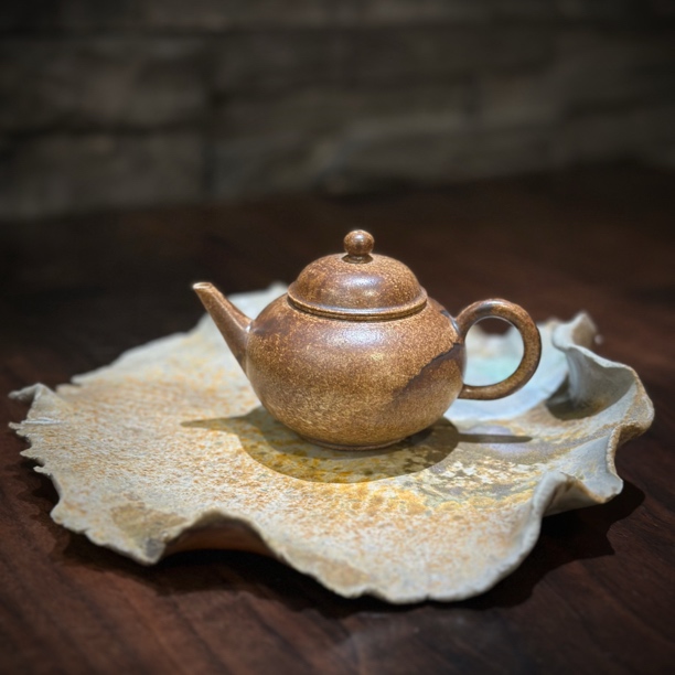 潮简正品 陈继湘 白段泥 底槽清 潮州手拉朱泥壶 全手工 紫砂壶