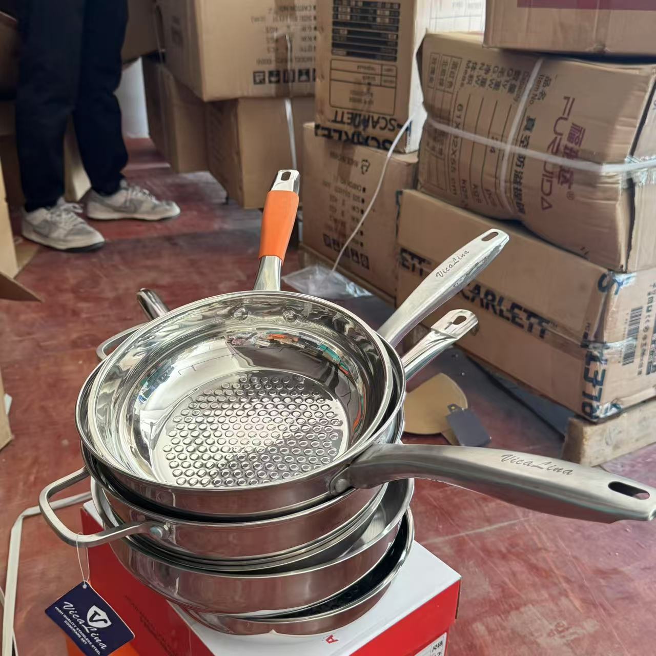 （微瑕）E367（发无涂层）（款式混发）平底锅库存尾货（新三楼）