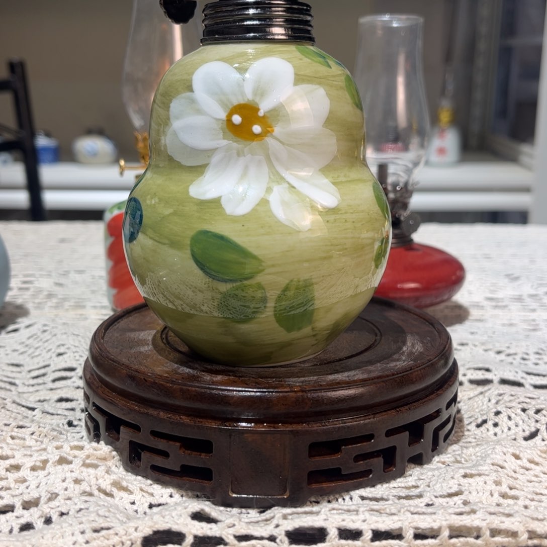 摆件景德镇陶瓷香薰灯