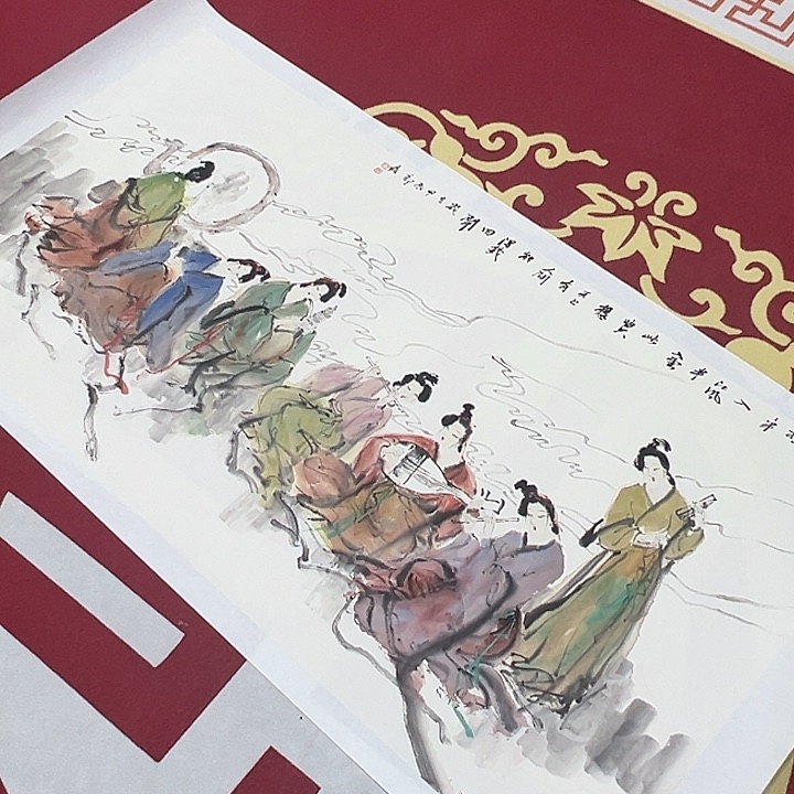 国画书画作品多次