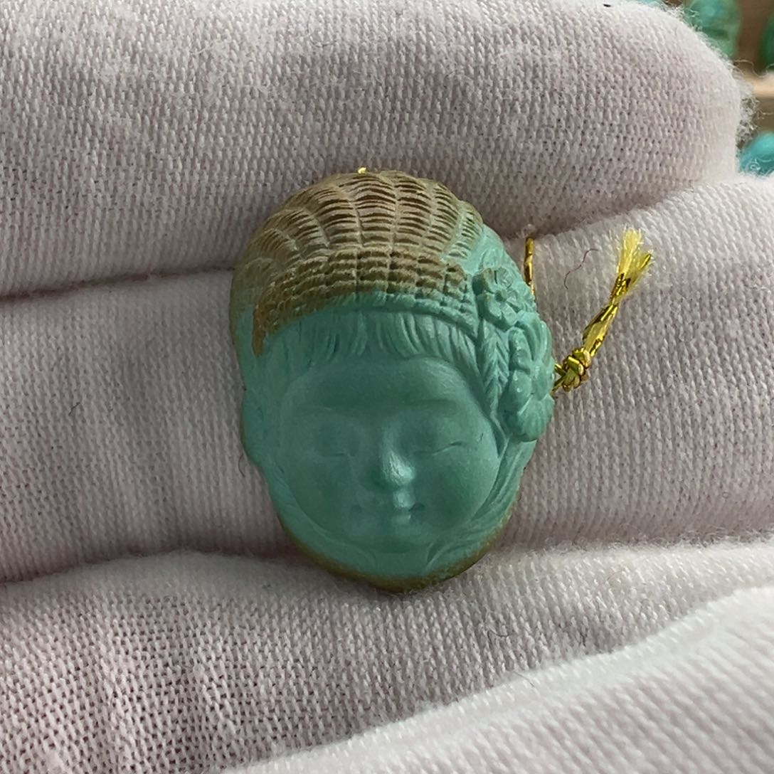 未镶嵌绿松石童趣 16mm