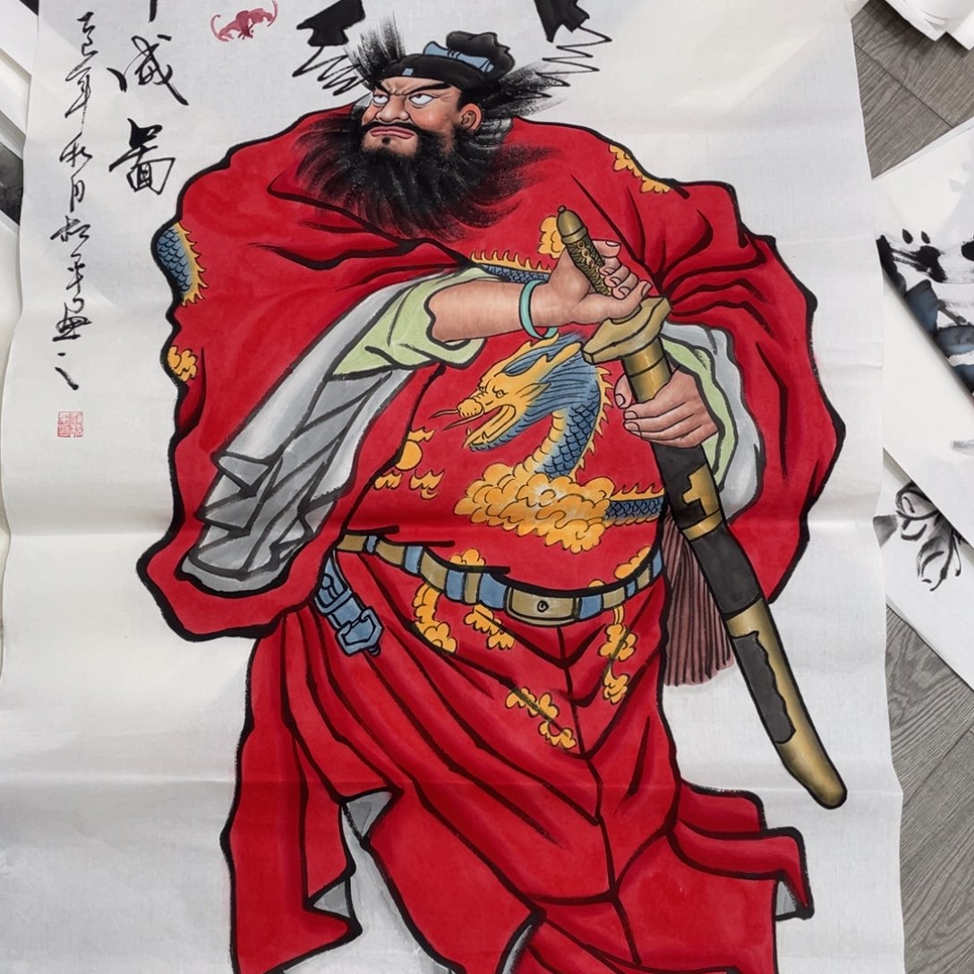 国画张松平老师作品欣赏