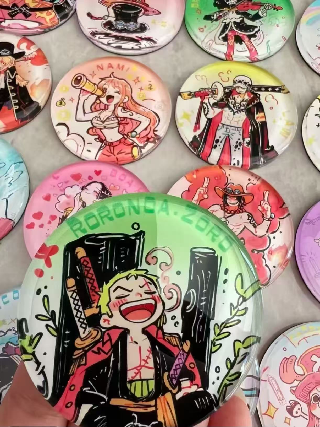 航海王滴胶冰箱贴盲盒【二创】