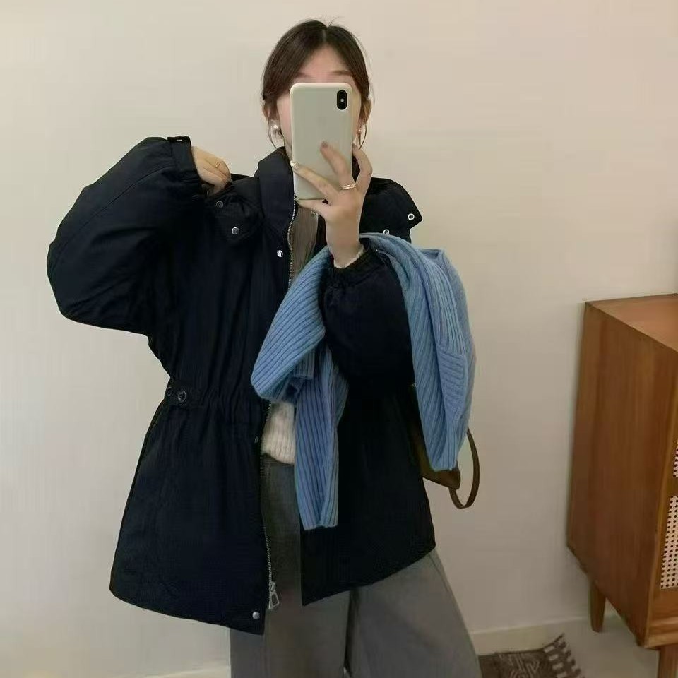 韩系百搭一手长羽绒外套
