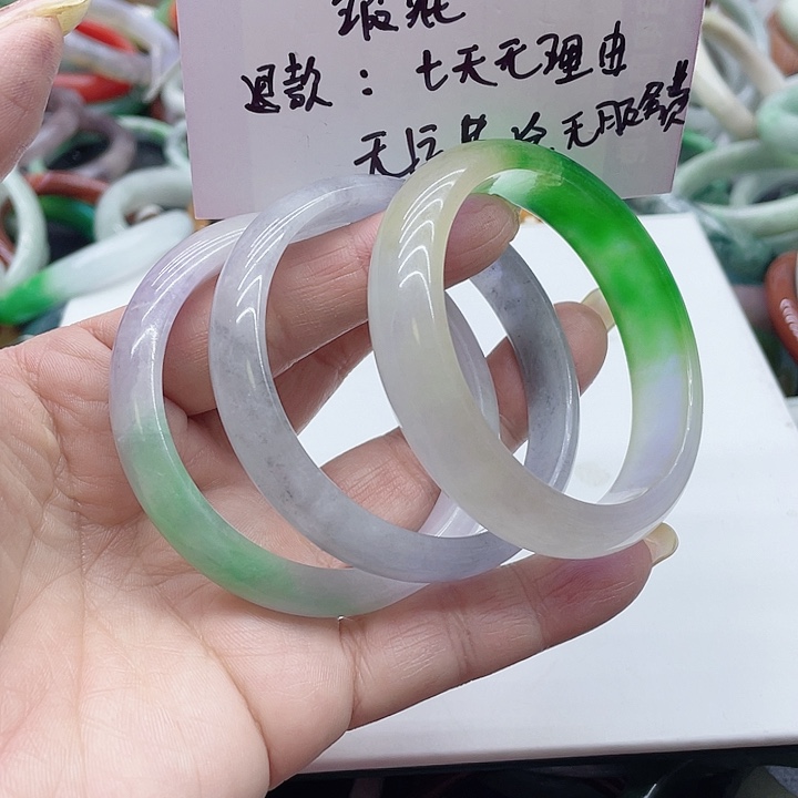玻璃非金属手镯黑色