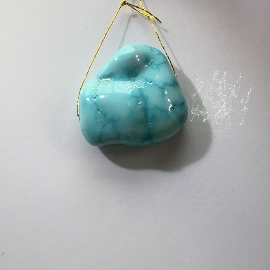 绿松石未镶嵌挂件