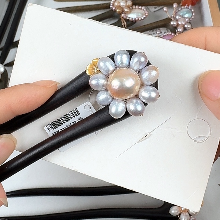 淡水珍珠未镶嵌发饰