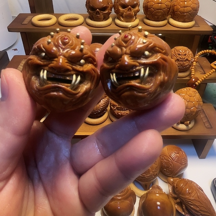 骄***火橄榄核手串/手链福利款钢牙恶僧