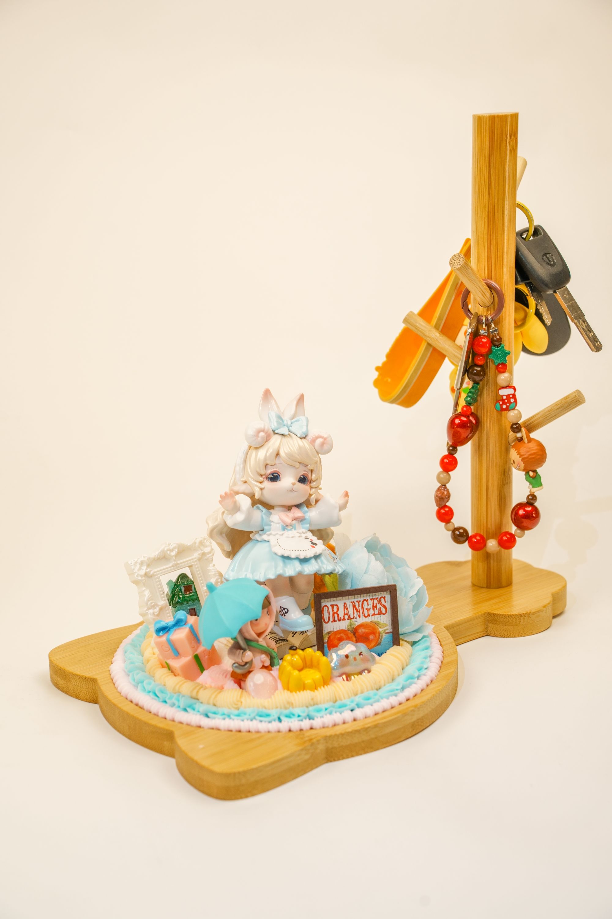 小野潮玩DIY创意玄关架