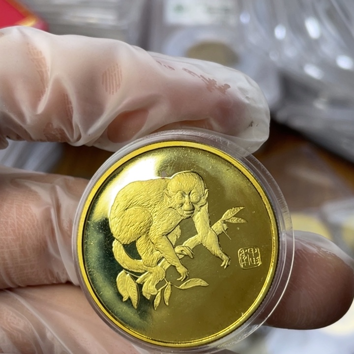 其他普通金属04年生肖猴 微氧化